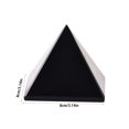 thumbnail image 2 of Decoraciones de Cristal para el Hogar Pirámide de Obsidiana Natural Torre de Cristal Decorativa Oficina Del Hogar Cristal Decorativo Artesanías de Cristal 6 Tamaños Cristales para Artesanías, 2 of 6