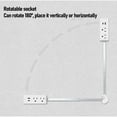 thumbnail image 4 of Outlet Splitter, Surge Guard Electrical Outlet Extender with USB-A Type-C 2 AC Outlets for Table, 4 of 7