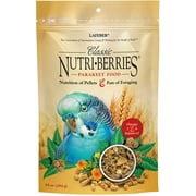 Lafeber's Classic Nutri-Berries Nutritional Pellet Parakeet Bird Food 10-Ounces