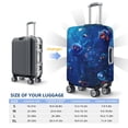 thumbnail image 4 of Pofeuu Deep Sea Glowing Fishes Print Luggage Suitcase Cover Protector Luggage Washable Covers Aesthetic for 18/24/28/32 inch Luggage（No luggage included）-X-Large, 4 of 7