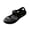 Black, variant on Women's Lightweight Flat Soft Soled EVA Sports Sandals - Lightweight Comfortable Simple Slide Sandals for Women, Casual Daily Yoga Walking Home & Outdoor Wear, Black, 35
