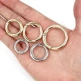 thumbnail image 5 of 5pcs Metal O Ring Keyring Spring Buckles DIY Jewelry Openable Round Carabiner Keychain Clasp Bag Clips Snap Hook, 5 of 9