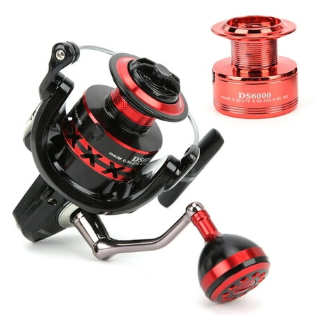 MixMart High-Speed Metal Spool Spinning Reel for Saltwater and Carp Fishing DS6000 Model