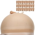 thumbnail image 1 of 30Pcs Professional Stocking   Stretchy Elastic Washable Portable Hair Net Set   Professional Stretchy Elastic Washable Portable Hair Net Set 30Pcs Stocking, 1 of 8