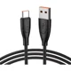 thumbnail image 1 of Cable Usb A Tipo C 2 Metros Datos Carga Rápida 2.4a U-volt Color Negro, 1 of 3
