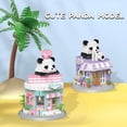 thumbnail image 4 of SKQIT Street View Coffee Shop Mini Building Blocks,911 Pieces Cute Panda Animal Micro Building Sets,Simulation Architecture Construction Toy,Creative Gifts for Adults, 4 of 13