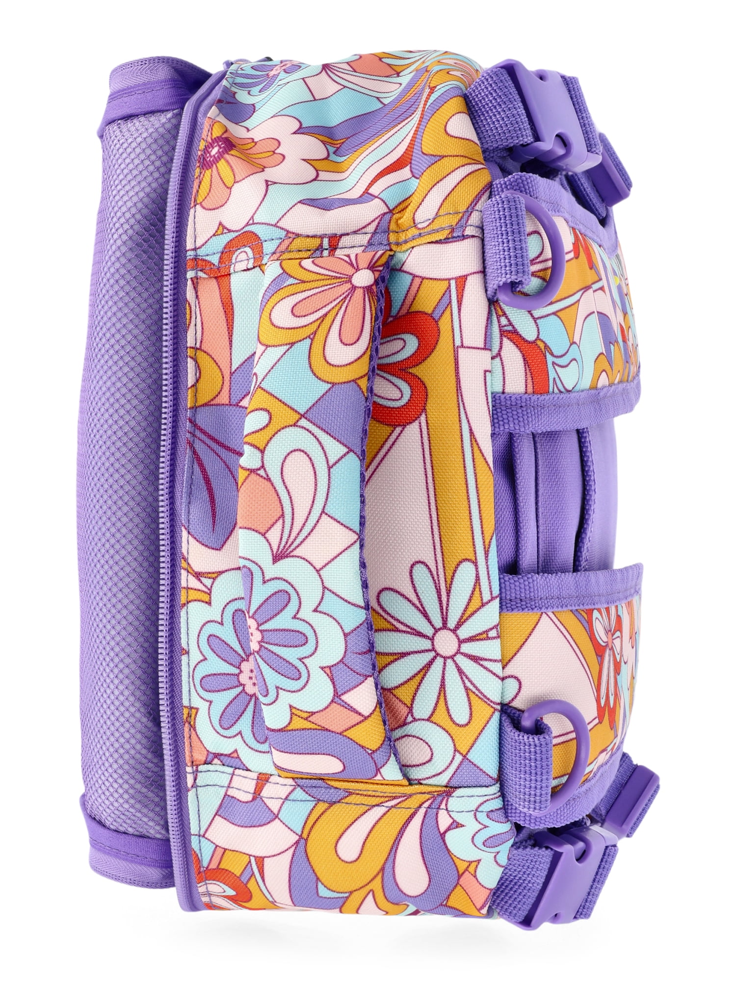 Wonder Nation Girls' Adaptive 17" Daisy Dreams Backpack, Purple