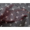 thumbnail image 4 of oneOone Silk Tabby Fabric Plus Sign Kasuri Printed Fabric 1 Yard 42 Inch Wide, 4 of 4