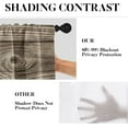 thumbnail image 6 of Floral Kitchen Curtains Watercolor Window Curtains Valance and Tier Set 36 Inch, Abstract Blue Yellow Flower Rod Pocket Short Tier Curtain, Artistic Small Cafe Curtains for Kitchen Decor, 6 of 6