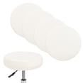 thumbnail image 1 of Uxcell 4-Pack Fundas Redondas para Taburetes de Bar, para Sillas de 12-14 Pulgadas, Fundas de Asiento PU Impermeables con Bandas Elásticas [Beige], 1 of 1