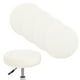 thumbnail image 1 of Uxcell 4-Pack Fundas Redondas para Taburetes de Bar, para Sillas de 12-14 Pulgadas, Fundas de Asiento PU Impermeables con Bandas Elásticas [Beige], 1 of 1