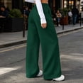 thumbnail image 4 of Hurxie Womens Wide Leg Sweatpants High Waisted Baggy Teen Girl Pants Fall Fashion Winter Clothes Lounge Travel Joggers With Pockets, 4 of 7