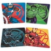 Marvel Avengers Plate Set of 4 - Black Panther, Captain America, Iron Man and Hulk