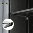 thumbnail image 5 of Magshion 71" Metal Garage Storage Cabinet with Locking Doors & Drawer, Adjustable Shelves for Home, Office, Grey Black, 5 of 10