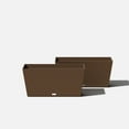 thumbnail image 3 of Veradek Pure Series Midori 31" Plastic Planter 2-Pack Espresso, 3 of 15