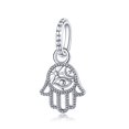 thumbnail image 1 of Charms de luciérnaga de plata esterlina 100% 925, globo de aire caliente de mal de ojo, azul, apto para pulsera Pandora Original, fabricación de joyas DIY, 1 of 4