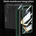 thumbnail image 6 of Feishell for Samsung Galaxy Z Fold 6 Phone Case,Luxury Premium PU Leather, Full Body Hinge Protection, Built-in Screen Protector, Adjustable Kickstand Drop Proof Protective Cover,Green, 6 of 12