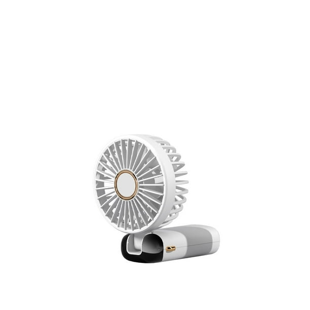 sweethay Mini ventilador USB de 5 velocidades ajustable para colgar en la escuela, pequeños ventiladores personales, accesorios de refrigeración Electrodomésticos Blanco sweethay HA071288-01B