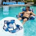 thumbnail image 7 of KOPPOP Pool Floats for Adults, 2-Pack Heavy Duty Inflatable Floating Lounge Chairs, Float Pool Blow Up Pool Floaties Pool Floats for Summer Pool, Beach & Lake, 7 of 7