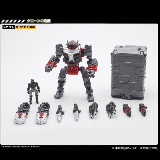 MFT Diaclone Powered-suit DA27 DA-27, transformable Power Suit, Black Mech Solider Lost Planet, figura de acción, modelo de colección, juguete Fivean unisex