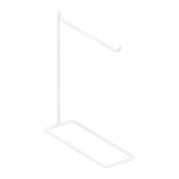 Expositor de joyas Organizador de joyas Práctico Portátil Moda Multiusos Blanco