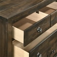 thumbnail image 4 of Pemberly Row Modern Solid Wood Dresser with Mirror in Rustic Gray, 4 of 7