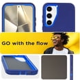 thumbnail image 3 of For Samsung Galaxy S24 Plus / Galaxy S25 Plus Case Shockproof Dust / Drop proof Heavy Duty Rugged Protectie Cover 3 in 1 Layers Case For Galaxy S24 Plus S25 Plus 6.7'' Blue, 3 of 9