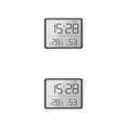 thumbnail image 4 of Reloj de Pared Digital Sidaley 8218 Negro Silencioso, 4 of 6