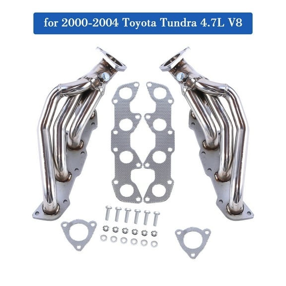 Stainless Steel Manifold Header for 2000-2004 Toyota Tundra 4.7L V8