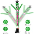 thumbnail image 4 of 15FT Tall Inflatable Tube Man Frozen Yogurt Wacky Wavy Dancing Guy (18''Diameter) for Outdoor Decoration Advertising Business Promotion - Food Theme (Blower Not Included), 4 of 7