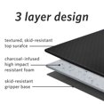 thumbnail image 6 of Microdry Yoga Mat Extra Thick Skid Resistant XL 72" x 48" Black, 6 of 6