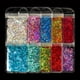 thumbnail image 3 of Lentejuelas redondas huecas de Arco Iris para decoración de uñas, accesorios holográficos ultrafinos con purpurina, suministros profesionales para uñas, 3 of 4