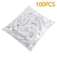 thumbnail image 3 of MICLOZYT 100pcs 15.74" Reusable Elastic Stretch Fresh Keeping Covers,Household Fresh-keeping Food Grade Disposable Cling Film Fresh-keeping Bags,Universal Kitchen Plastic Wrap,Clearance, 3 of 9