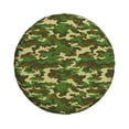thumbnail image 4 of Spare Tire Cover, Classic Green Camo Wheel Cover Tire Covers For Trailers Car Truck Camper Universal Tire Covering Fits Diameter14"-17", 4 of 4