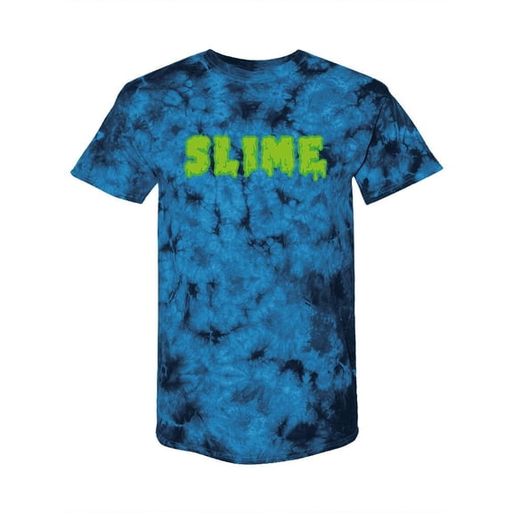 Slime Text Tie Dye Crystal Men -SPIdeals Designs, Male x-Large