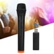 thumbnail image 2 of Black ABS Plastic Professional Universal Handheld VHF Wireless Microphone USB Reception Mic, 2 of 4