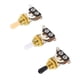 thumbnail image 2 of 3pcs 3 Way Guitar Toggle Switches Short Straight Switch with Black White Cream Tips for Electric Guitar Gold, 2 of 4
