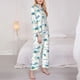 thumbnail image 3 of Balery Sea Turtle Conjunto de Pijama con Estampado para Mujer, Conjunto de Dos Piezas con Manga Larga, Ropa de Dormir Suave con Bolsillos, Pijamas Cómodos-Large, 3 of 7