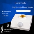 thumbnail image 2 of E27 LED Bulb Light Holder PIR Human Body Infrared Sensor Lamp Holder, 2 of 8