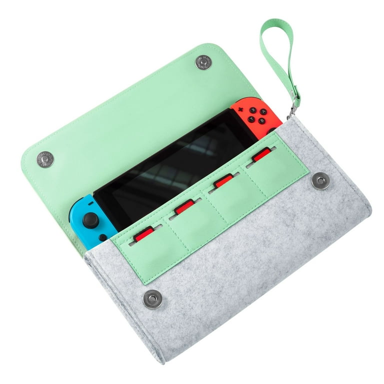 New Super Mario Game Carrying Case for Nintendo Switch Oled Protective Case  Storage Bag PU Travel Portable Pouch Accessory Gift