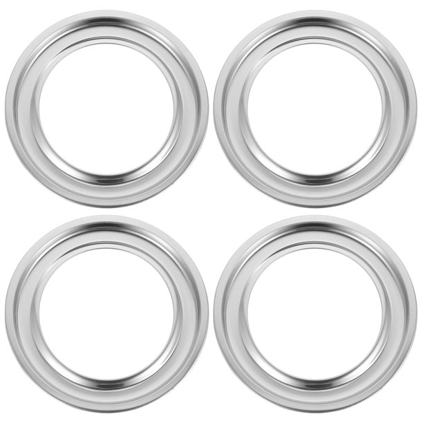 4 unids estufa licuado goteo goteo de goteo de acero inoxidable gama integrada