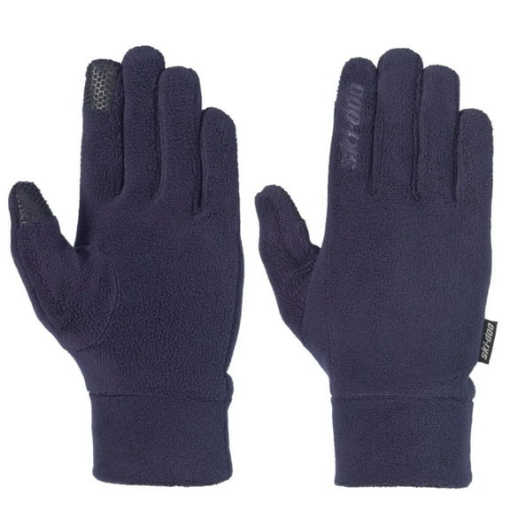 Ski-Doo  Micro-Fleece Gloves Touchscreen Compatible Anti-Peeling Dark Navy - Large 4463380916