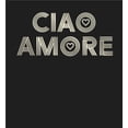 thumbnail image 4 of Ciao Amore Adult Black Crew Neck Short Sleeve Tee-Medium, 4 of 4