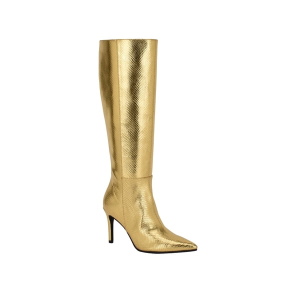 GUESS Womens Richee Tall Shaf Gold 6M