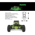 thumbnail image 5 of RC Cars Crawlers 1/12 Scale 2.4G 4WD High Speed Electric All Terrain Off-Road Rock Climbing  wltoys Buggy RTR for Kids and Adults, 5 of 12