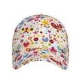 thumbnail image 2 of Naloa Original Classic Low Profile Hat Men Women Baseball Cap Dad Hat Adjustable Unconstructed Cute Butterfly Flowers Print Cap, 2 of 9