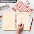 thumbnail image 4 of FORMRS 1-Subject Spiral Notebook 8" x 5" College Ruled 60 Refillable Sheet A5 Hard Cover, 2 Pack, White Gingerbread Houses, 4 of 7