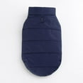 thumbnail image 4 of 2 Layers Fleece Lined Warm Dog Jacket for Puppy Winter Cold Weather Soft Windproof Small Dog Coat, 4 of 12