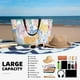 thumbnail image 5 of Fotbe Zebra Colourful Bolsa de Viaje para Playa - Resistente al Agua, Bolsa Tote de Gran Capacidad y Ligera con 7 Bolsillos para Mujeres y Hombres, 5 of 7