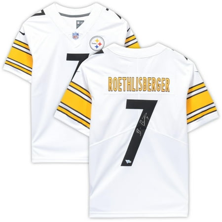 Ben Roethlisberger Authentic Jersey - Ben Roethlisberger Pittsburgh Steelers Autographed White Limited Jersey - Fanatics Authentic Certified